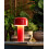 Beliani Wireless LED Table Lamp BESOS with Dimmer Metal Red 2