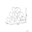 Beliani Wine Rack LURGAN Metal Black 3