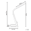 Beliani LED Desk Lamp CANOPUS with USB Port Silver 3