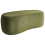 Beliani Pouffe BAYARD Boucle Green 4