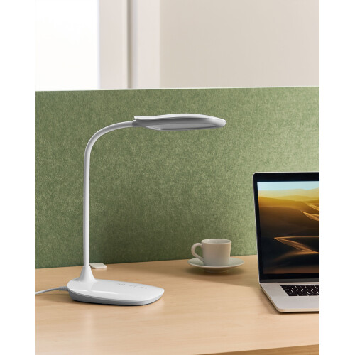 Beliani LED Desk Lamp HYDRA with Dimmer White 1