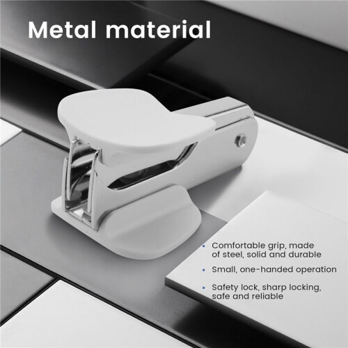 Students steel pine style staple remover white for 24/6 26/6 staples 2