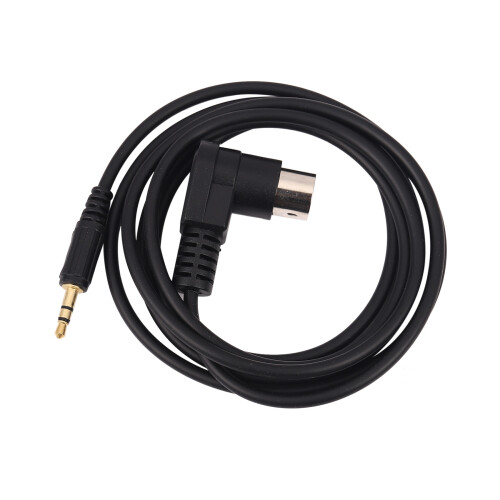 Car 3.5mm AUX Input Adapter Audio Cable  Jack AUX 8-Pin M-BUS CD Changer Cable For  Gold Plug 2