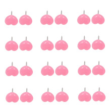 50 pcs punaise de couleur en forme de coeur,Qualite du plastique,Panneau de liege,Securite,Fournitures scolaires accessoires de bureau,Rose