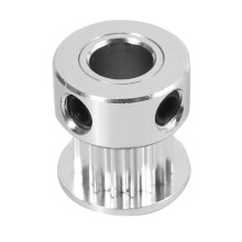 Aluminium GT2 16 Tanden 6 mm Boring Distributieriemschijf Flens Synchroon Wiel voor 3D-Printer