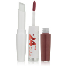Maybelline New York Superstay 24, lápiz labial de 2 pasos, so Sienna 125