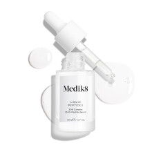 Medik8 Liquid Peptides - 30% Multi-Peptide Age-Defying Serum - Drone-Targeted Technology Smooths & Plumps Wrinkles - Supports Collagen Producing Cells
