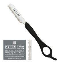 Facón Professioneller Haarschneider Thinning Texturizing Razor + 10 Ersatzklingen