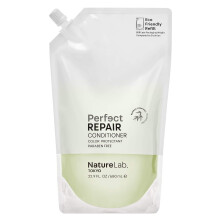 NatureLab TOKYO Perfekt Reparerande Balsam: Miljövänlig Påfyllnadspåse: Fuktgivande Balsam för Skadat Hår