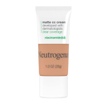Neutrogena CC Crème Mat Flawless - Maquillage Correcteur de Couleur, Hypoallergénique, Sans Huile