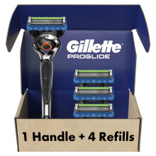 Gillette Fusion ProGlide Scheerapen, 1 Gillette Scheerapen, 4 Scheermesjes