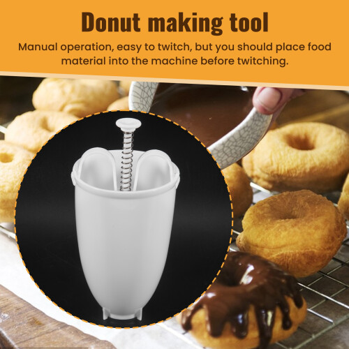 DIY Doughnut Donut Dough Maker Machine Manual Dispenser Kitchen Utensil Tool 2