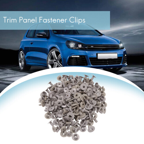 100x for T4 T5 Transporter Eurovan Dark Grey Trim Panel Lining Clips 2