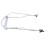 Support Cou D'Harmonica 10 Trous Harpe Bleu Bouche Support D'Orgue Support De Harmonica - Argenté 5