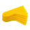 10Pcs Glue Scraper for DIY Enthusiasts Small and Large Size Yellow Plastic 1