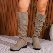 Dam Casual Retro Khaki Mid-Cat Boots Storlek 7