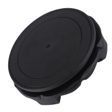 Supporto per vaso in legno nero OUNONA (1 pezzo)