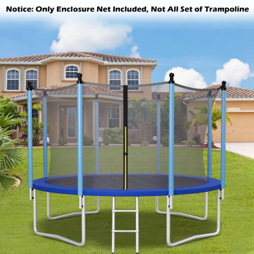 15 Ft Trampoline Replacement Safety Net with Adjustable Straps, Bounce Trampoline for More Bouncing Scenarios 2