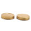 24 Packs Jar Lids Regular Mouth Leak Proof Secure Storage Solid Caps (Gold) 7