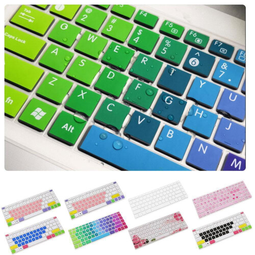 Rainbow Keyboard Cover Skin Case Protector For Hp Stream 14Inch Laptop 1