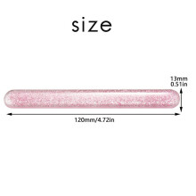 Glass Nail File Crystal Nail Shiner   Buffers Block with Portable Case for Natural Nails