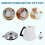 Dollhouse Kettle Pot Miniature Kitchen Kettle Toy Pot Dolls Decorations 4