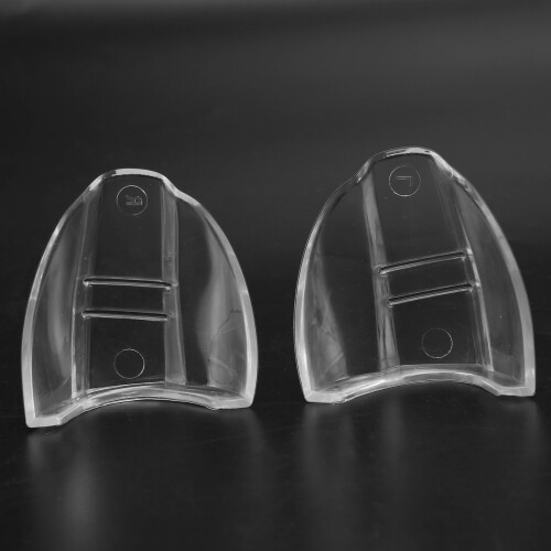 1 Pair Glasses Side TPU Clear Glasses Protective Covers Flap Side Protector for 17mm Glasses Frame 2