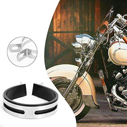 Motorcycle Exhaust Pipe Muffler Clamp Fixed Ring Support Bracket 110Mm 2