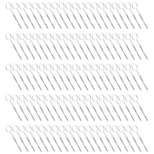 100 Stks/Pak 3 in 1 Lenzenvloeistof Schroevendraaier Zonnebril Bril Horloge Reparatie Tool Kit met Sleutelhanger Draagbare Schroevendraaier Tool