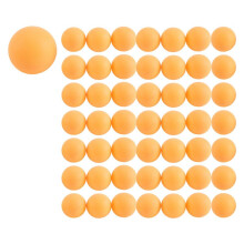 50- Pack Premium Pong Balls Advanced Training Table Durable Seamless Balls Orange