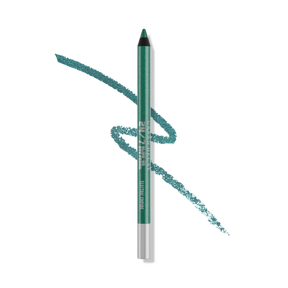 Urban Decay 24/7 Glide-On Waterproof Eyeliner Pencil - Smudge-Proof, Long-Lasting, Transfer-Proof, Up To 16Hr Wear, Smooth No-Tug Formula, Electric Em