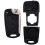 3 Buttons Flip Folding Remote Key Shell Case for  I20 I30 I35 IX20 IX35 5