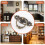 10Pcs Vintage Kitchen Cabinet Cupboard Dresser Door Drawer  Pull Handles Knobs (Antique Brass) 1