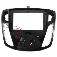 Kit di Rifinitura per Cruscotto da 9 Pollici per Autoradio per Focus 3 2012-2017 Telaio di Montaggio per Lettore Dvd Stereo
