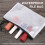 18Pcs Mesh Zipper Pouch Document Bag, 8 Assorted Size, Waterproof Plastic Zip File Folders, Multipurpose for Office,Home 6