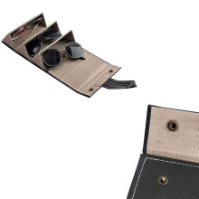 Sunglasses Organizer 3 Slots Travel Glasses Case Multiple Pairs Eyeglasses Storage Box Hanging Eyewear Holder