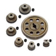 11184 Pignon Principal de Moteur de Diff en MéTal 64T pour 1/10 Voiture TéLéCommande HSP Himoto Amax Redcat DéPasser 94111 PièCes