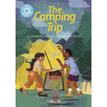 Reading Champion The Camping Trip by Damian Harvey Hardcover Book