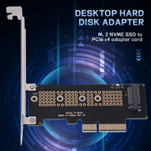 M.2 NVME SSD NGFF zu PCIE 3.0 X4 Adapter PCIE M2 Riser Kartenadapter UnterstüTzung 2230 2242 2260 2280 GrößE NVMe M.2 SSD