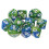10Pcs/Set 10 Sided D10 Polyhedral Dices Numbers Dials Desktop Table Board Game PXPF,Style 5 1