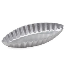 Moldes de Torta de Ovo com Borda Longa Canelada Forma de Barquinho Forros de Cupcake Assadeira Assadeira Bolo de Muffin Molde de Biscoito