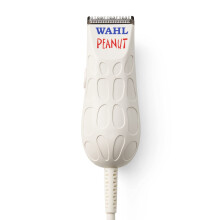 Wahl Professional - Peanut - Professioneller Bartschneider und Haarschneider-Kit - Verstellbares Schneidewerkzeug mit 4 Aufsätzen - Weiß