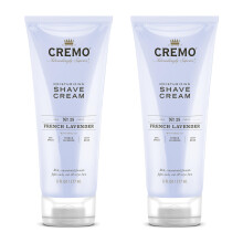 Cremo French Lavender Moisturizing Shave Cream, Astonishingly Superior Shaving Cream For Women, Fights Nicks, Cuts and Razor Burn, 6 Fl Oz (2 Pack)