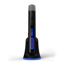 The Beard Struggle Carbon X - Heizbare Bartbürste + Bartglätter für Männer - Kabellose Bartbürste