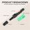 10Pcs Sc/Apc Fiber Optic Connector Embedded Single Mode Component Fiber Optic Quick Connector-Black + Green 8