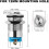 5PCS 12mm Latching Push Button  High Round Cap, Waterproof Metal Push Button  with 12V/24V  Light 6