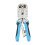 MT-8106R de Alta Qualidade 8 Polegadas 4P 6P 8P AMP Tipo STP Ferramenta de Crimpagem de Plugue Modular RJ45 Alicate com Ferramenta de Crimpagem de 1