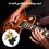 12St Gitarrremsknappar LåSstift Gitarr Metallremsknappar för Akustisk Gitarr, Elgitarr, Bas, Ukulele 4