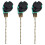 3 Pack Ceiling Fan  3 Speed 4 Wire Zing Ear ZE-268S6 Fan Pull Chain  Replacement Speed Control 3