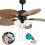 3 Pack Ceiling Fan  3 Speed 4 Wire Zing Ear ZE-268S6 Fan Pull Chain  Replacement Speed Control 4